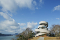 Ribbon Chapel By Hiroshi Nakamura amp NAP Co The chapel overlooking the Inland Sea of Japan is configured as a double spiral formed by two stairways Starting from different locations the stairways slowly spiral upward to become onea device symbolic of the