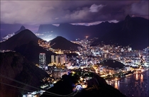 Rio de Janeiro at night 