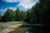 River near Lamia Greece 