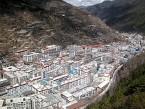 River of Development Kangding Tibet 