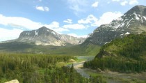 Road to East Glacier Glacier National Park MT 