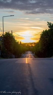 Road to the sunset Nevers France -  oc  x