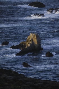 Rock formation in Big Sur California 