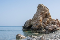 Rock next to the Rock of Aphrodites Beach Cyprus OC x