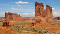 Rock Towers in Arches National Park   x 