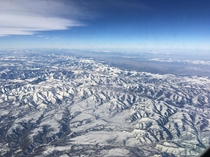 Rockies on a flight to Utah 