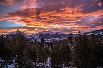 Rocky Mountain Sunset Dillon Colorado 