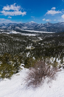 Rocky National Park in May After Snow 