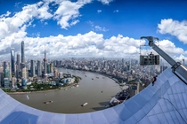Rooftop view in Shanghai