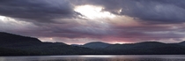 Rose-kissed sunset Schroon lake NY 
