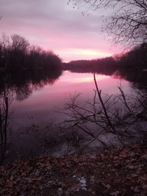 Rotary Park Biddeford ME Sunrise at  AM Taken on x android OC