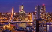 Rotterdam Skyline Netherlands