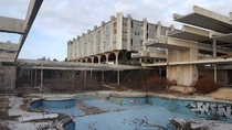 Ruins of Haludovo Palace Hotel a Yugoslavian Penthouse Resort Located on the Adriatic Coast  Album in comments