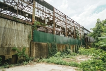 Ruins of the US Textile industry rusting away in Knoxville TN 