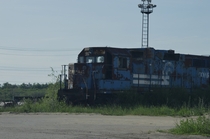 Rusting workhorse that wont be riding the rails anymore 