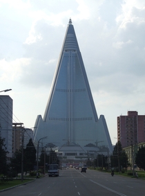 Ryugyong Hotel Pyongyang North Korea 