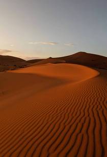 Sahara Sand Dunes in Morocco 