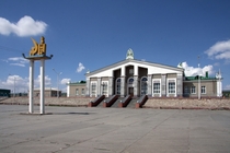 Sainshand Railway station Trans-Mongolian railway  Mongolia 