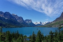 Saint Mary Lake Glacier National Park 