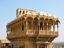 Salim Singh ki haveli in Jaisalmer India 