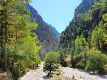 Samaria Gorges beautiful down hike in Northern Crete 
