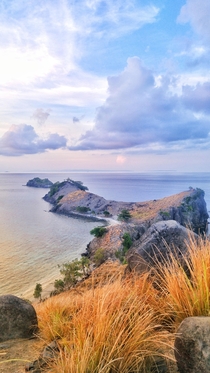 Sambawan Island Philippines at sunrise 