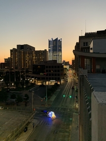 San Antonio TX at sunset OC