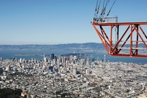 San Francisco from the top of the Sutro Tower 