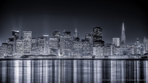 San Francisco Skyline at Night  by Thomas Marufke x-post rUnitedStatesofAmerica