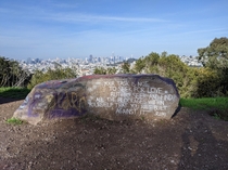 San Francisco Skyline  Chalk Art