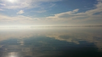 Sandusky Bay on a foggy morning 