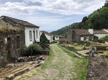 Sanguinho known as The Lost Village An abandoned village in the town of Faial da Terra located on So Miguel Island in The Azores currently in the process of being restored
