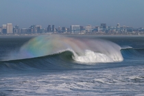 Santa Ana winds and a powerful swell  San Diego CA 