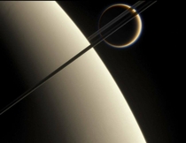Saturn rings and Titan