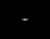 Saturn with Cassini division and tiny view of hexagon taken last Tuesday morning 
