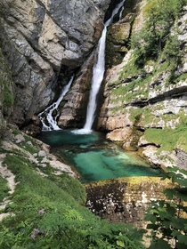 Savica Waterfall Bovec Slovenia 