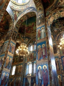 Savior on the Spilled Blood Cathedral St Petersburg Russia 