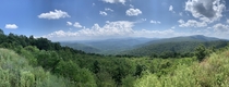 Scenic overlook at Shenandoah National Park   x 