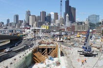 Seattle and its new tunnel portal 