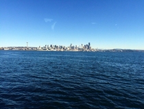 Seattle from a boat