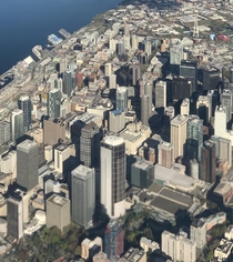 Seattle from the sky