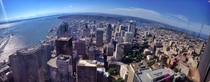 Seattle WA from the tallest building in the city 