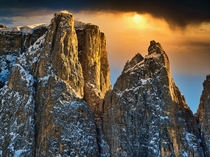 Sella Towers The Dolomites Italy 