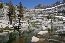 Sequoia National Park California Emerald Lake This year in the High Sierras the Summer looks like the Spring and I kind of like it 