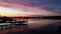 Serenity reflection Audible calm Lake Bruce Indiana