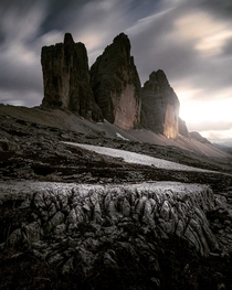 Serious Mordor vibes at the Drei Zinnen in the Dolomites Italy 