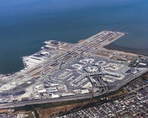 SFO looking east from take-off 
