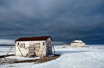 Shacks in the Arctic Link in Comments 