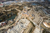 Shanghai Disneyland Park under construction in March  