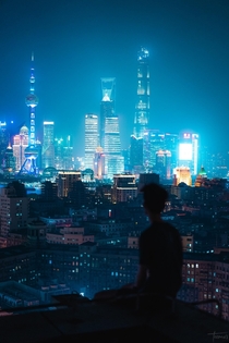 Shanghai from a rooftop